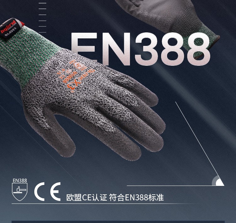 賽立特N10658-10PU涂層3級(jí)防割手套圖片6