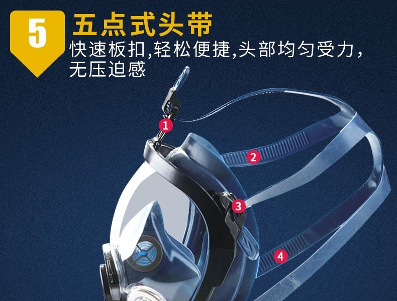 思創(chuàng)ST-S100X-2橡膠全面罩防毒面具圖片14
