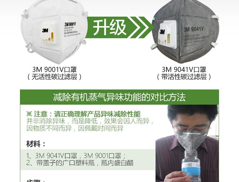 3M9041V KN90防有機(jī)蒸氣異味口罩圖片7