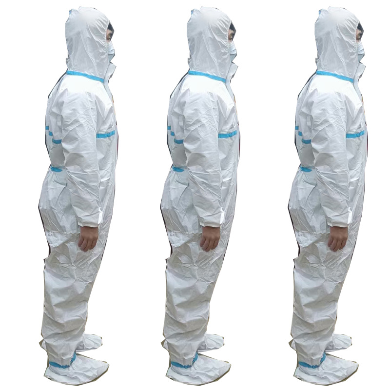 東貝連腳式醫(yī)用防護服圖片3