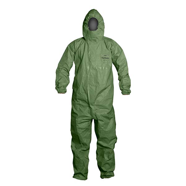 Dupont杜邦Tychem2000 SFR帶帽連體防護(hù)服QS127T GR圖片1