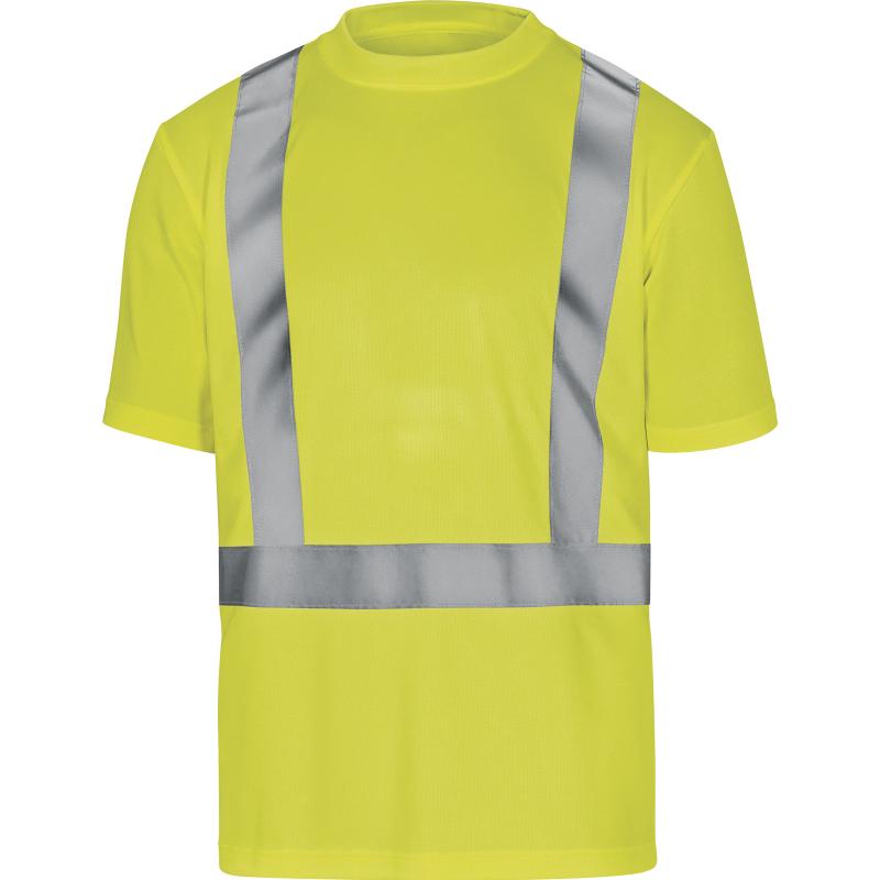 代爾塔404018熒光短袖T恤反光服圖片