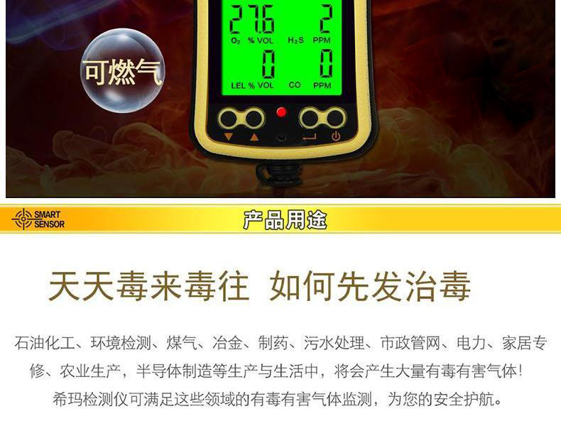 ?，擜S8900四合一氣體檢測儀圖3