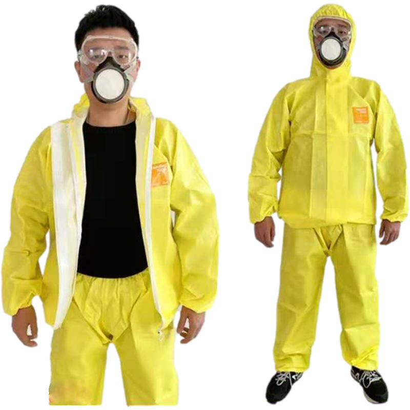 微護(hù)佳MC3000YE30-W-99-201-02黃色防護(hù)服上衣圖片1