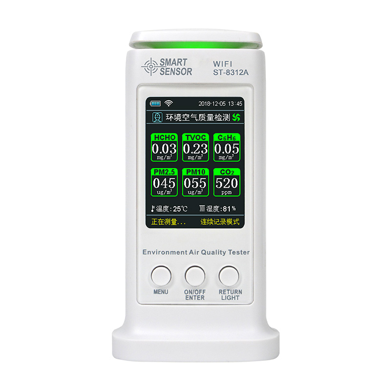 ?，擲T-8312A（WIFI版）環(huán)境空氣質(zhì)量檢測儀圖片3