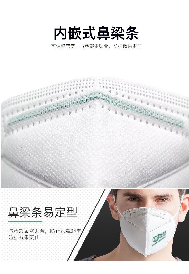 保為康9611過(guò)濾式防塵口罩圖片6