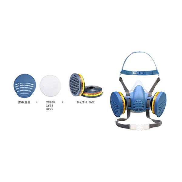 寶順安3602+2201防塵毒面具