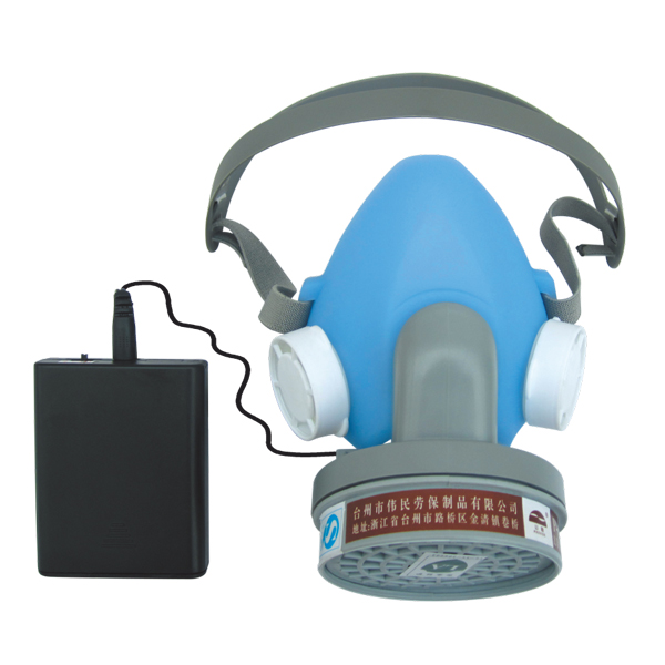 以勒8800A單濾盒電動(dòng)送風(fēng)防毒面具圖片