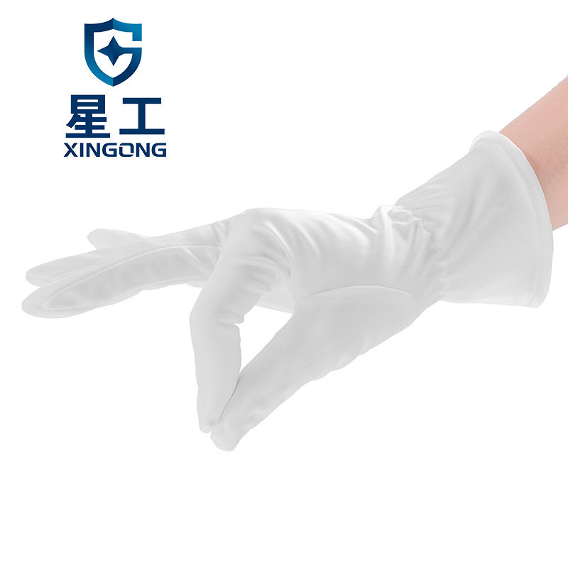 星工XGS-P8細(xì)纖維無(wú)塵禮儀勞保手套 圖片3