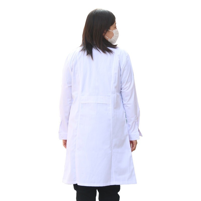 星工XG-DG3實驗室食品衛(wèi)生長袖白大褂 工作服圖片3