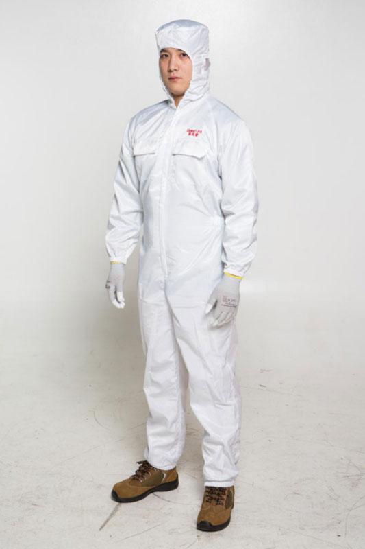 永霏噴漆專(zhuān)用防靜電連體服圖片2