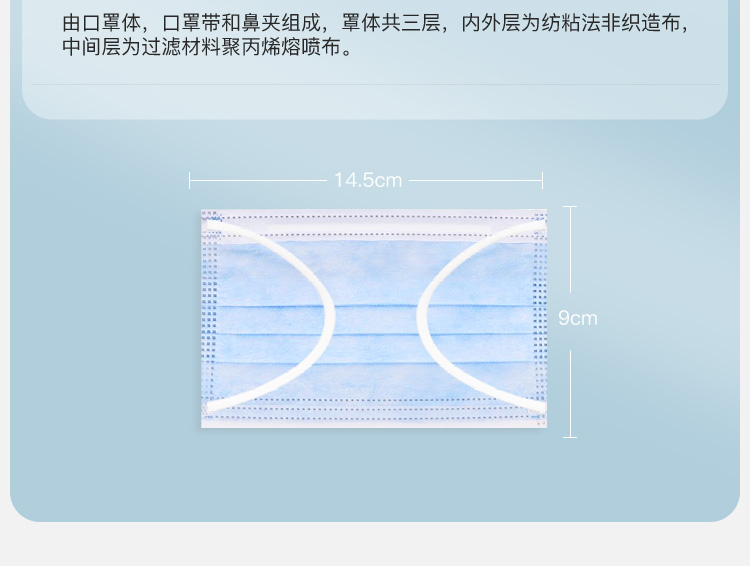 奧美醫(yī)療兒童款醫(yī)用外科口罩圖片2