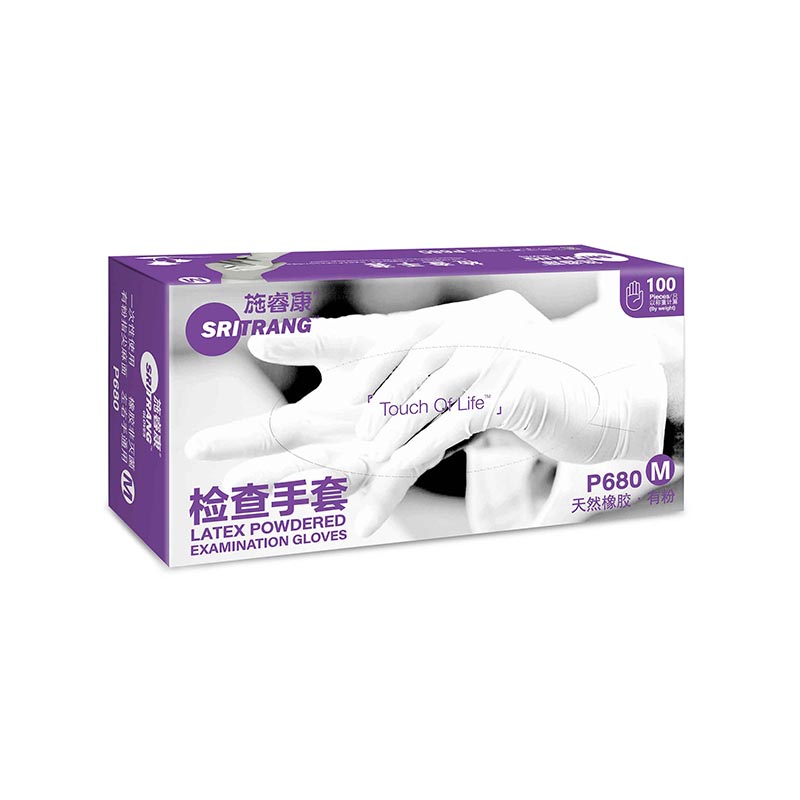 施?？礟680天然乳膠檢查手套圖片