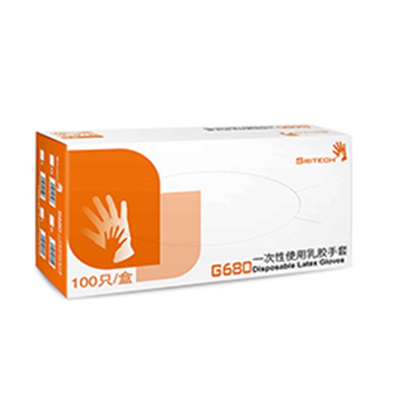 施?？礢RITECH G680天然乳膠一次性手套圖片