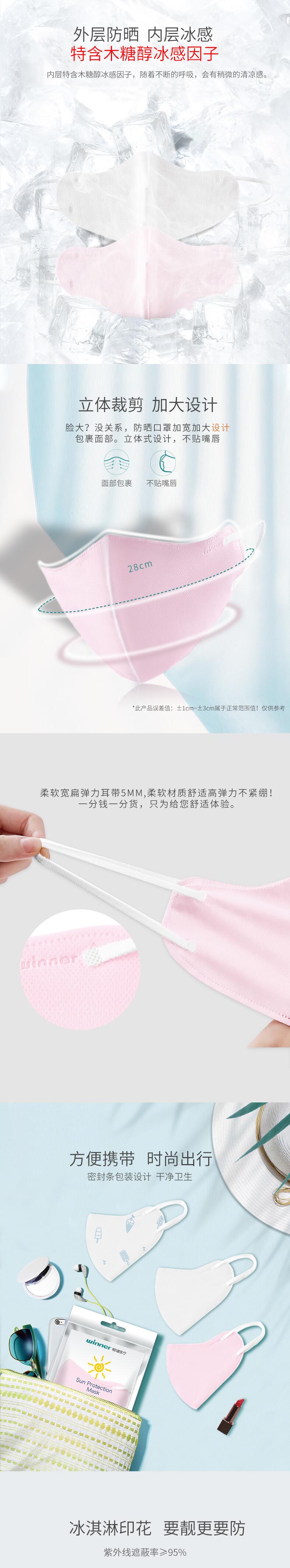 穩(wěn)健604-006377一次性防曬防塵口罩圖片3