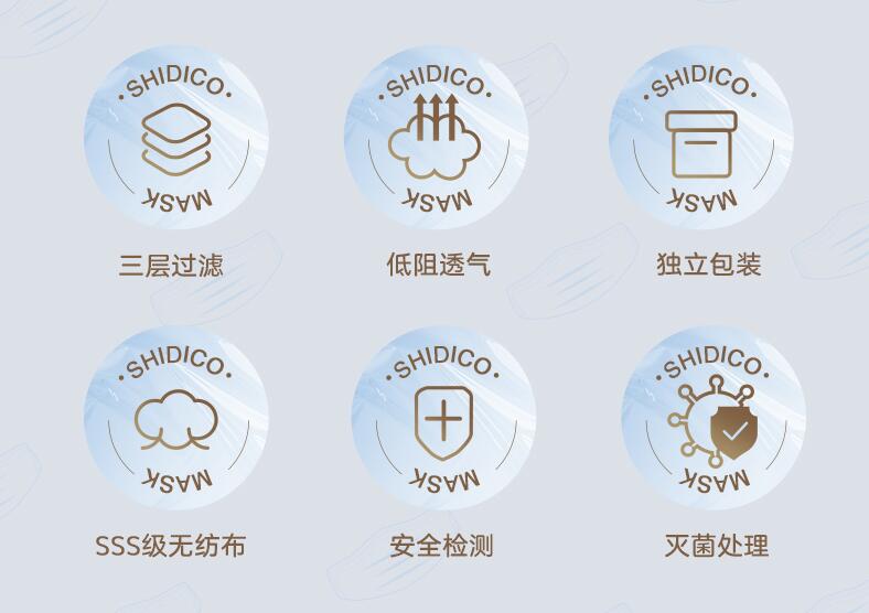 史迪克滅菌級(jí)兒童醫(yī)用外科口罩圖片1