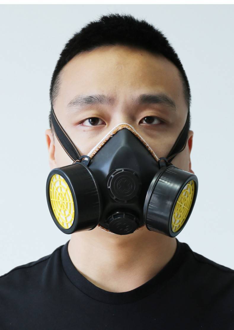 藍(lán)鷹NP306橡膠雙濾盒半面罩防毒面具圖片14