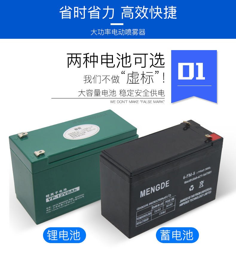 背負式電動噴霧器20L加厚農(nóng)用打藥噴霧機3