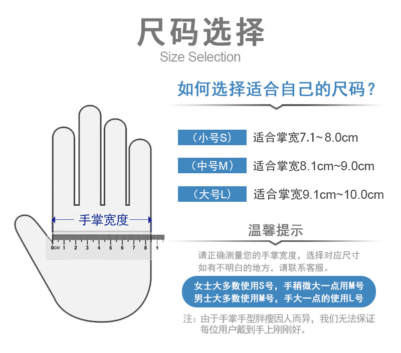 塞莫詩N1201BL加長型藍(lán)色一次性丁腈手套圖片4