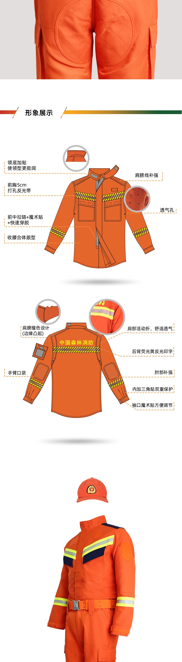 優(yōu)普泰FJ003 20式夏季搶險(xiǎn)救援服03