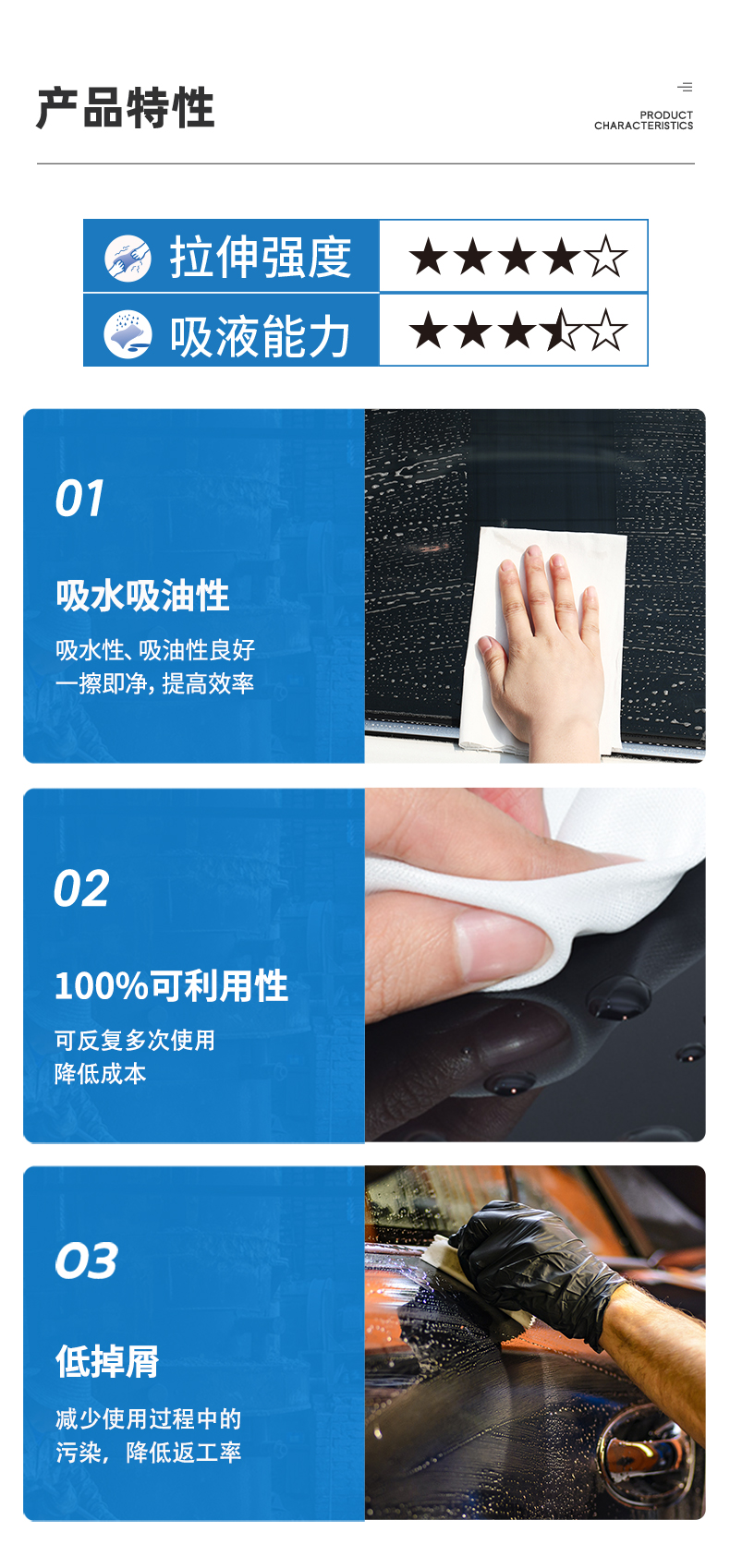 康煦KX-1451多用途擦拭布無(wú)塵擦拭紙5