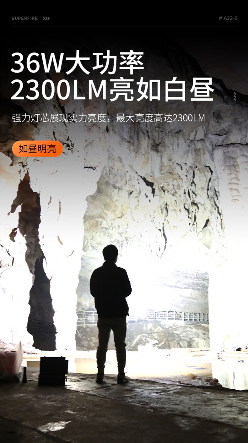 神火A22-S高亮度續(xù)航持久變焦手電筒4.jpg