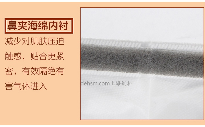  3M9505VGA用防霧霾口罩鼻夾海綿內(nèi)襯