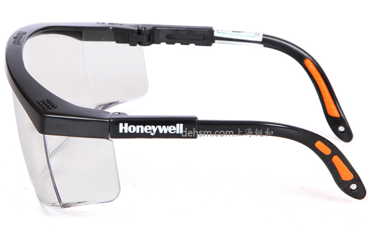 Honeywell100110防護(hù)眼鏡圖片-側(cè)面