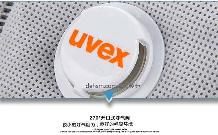 UVEX優(yōu)唯斯8733220silv-Air3220防毒口罩呼氣閥設計