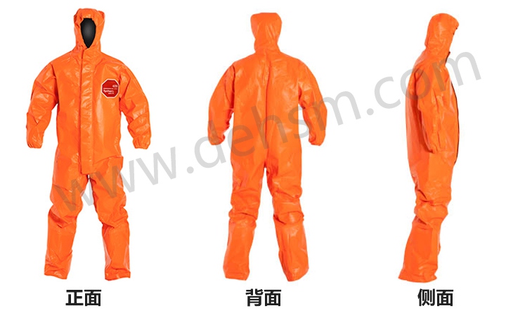 杜邦Tychem ThermoPro阻燃防化服消防款圖片-正面、反面及側(cè)面