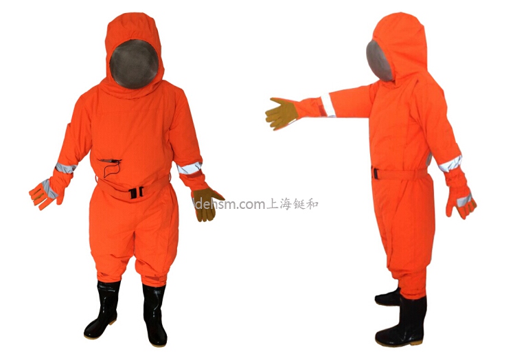 DH1030風(fēng)扇型防蜂服圖片-反面、側(cè)面