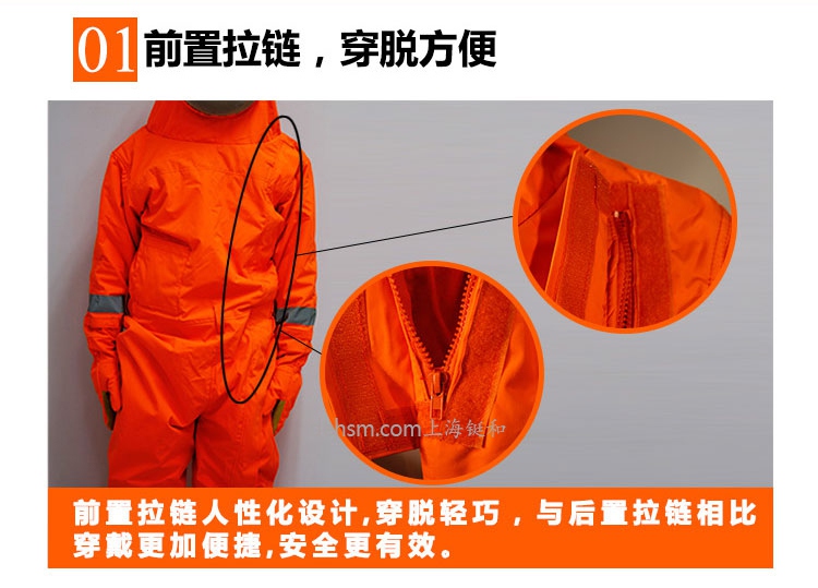 DH1030風(fēng)扇型防蜂服前置拉鏈，穿脫方便