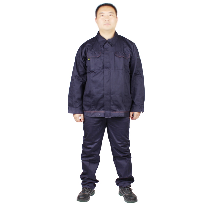 代爾塔405168全棉防靜電服套裝圖4